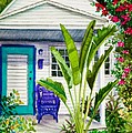 Key West Cottage Watercolor