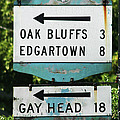 Signs of Simpler Times Marthas Vineyard Massachusetts