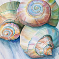 Balance in Spirals Watercolor Painting